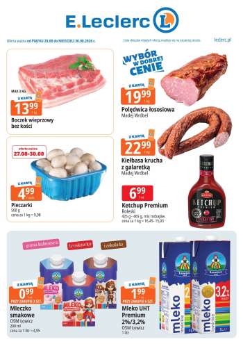 Gazetka E.Leclerc - 28.08.2026 - 30.08.2026.