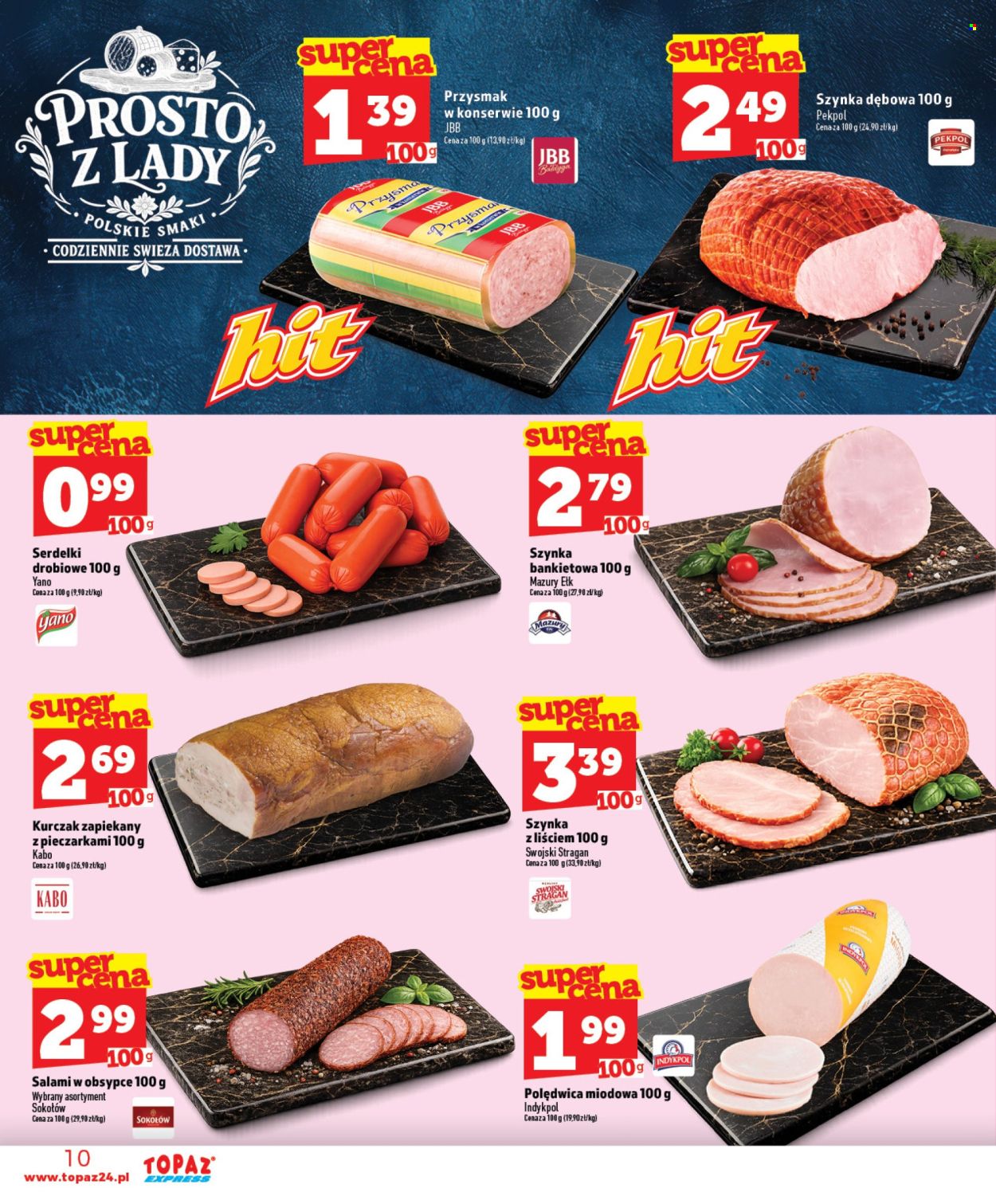 Gazetka Topaz - 27.08.2026 - 2.09.2026. Strona 10