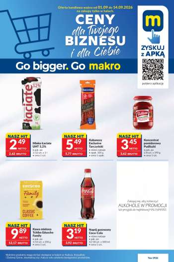 Gazetka Makro - 1.09.2026 - 14.09.2026.