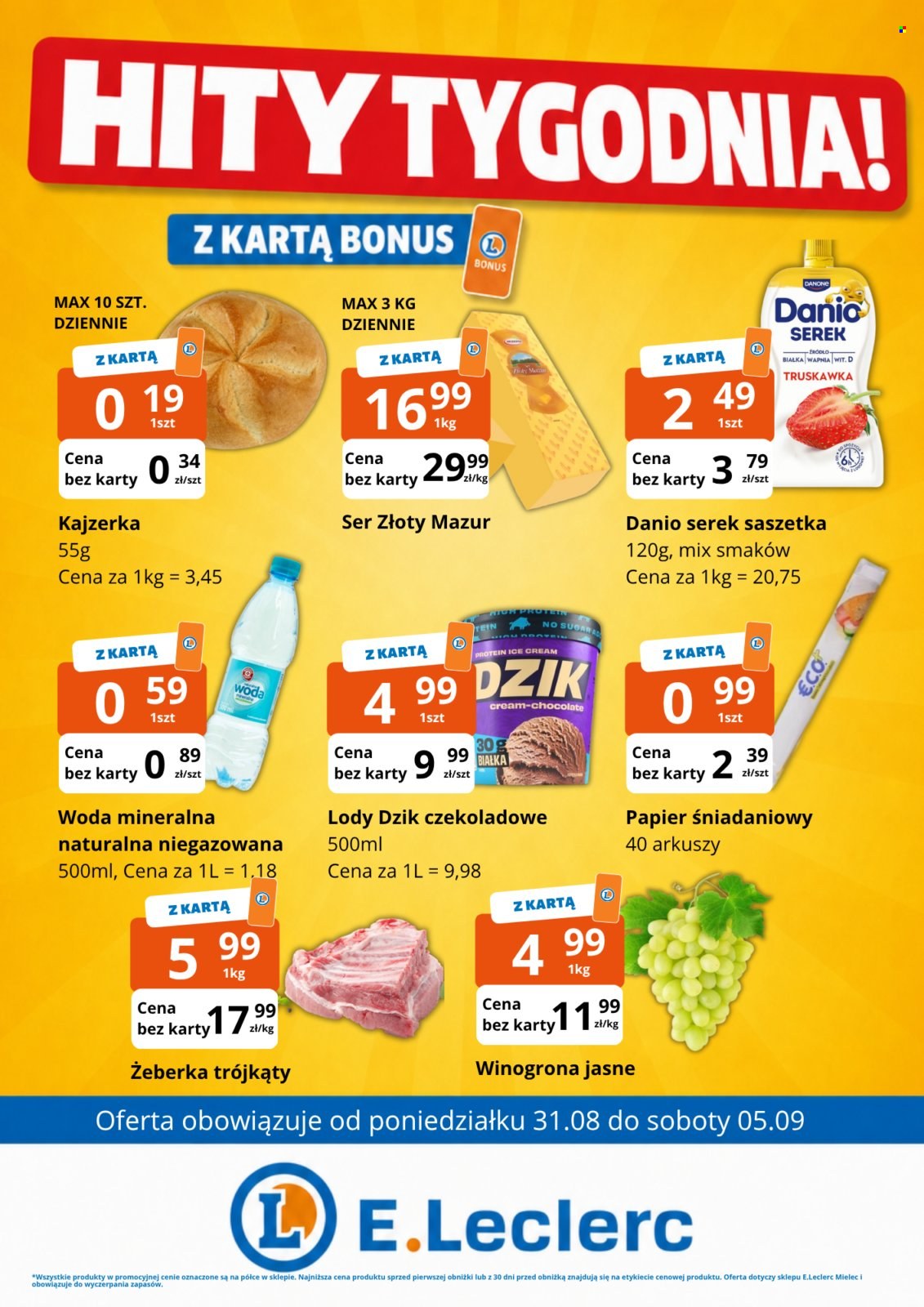 Gazetka E.Leclerc - 28.08.2026 - 5.09.2026. Strona 1