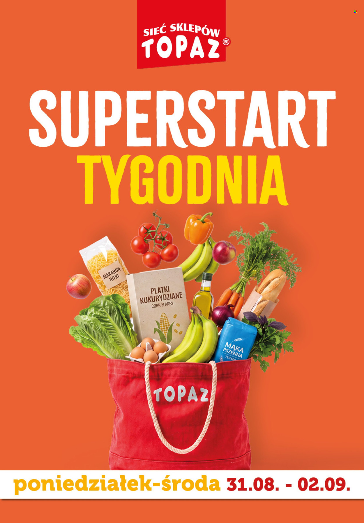 Gazetka Topaz - 31.08.2026 - 2.09.2026. Strona 1
