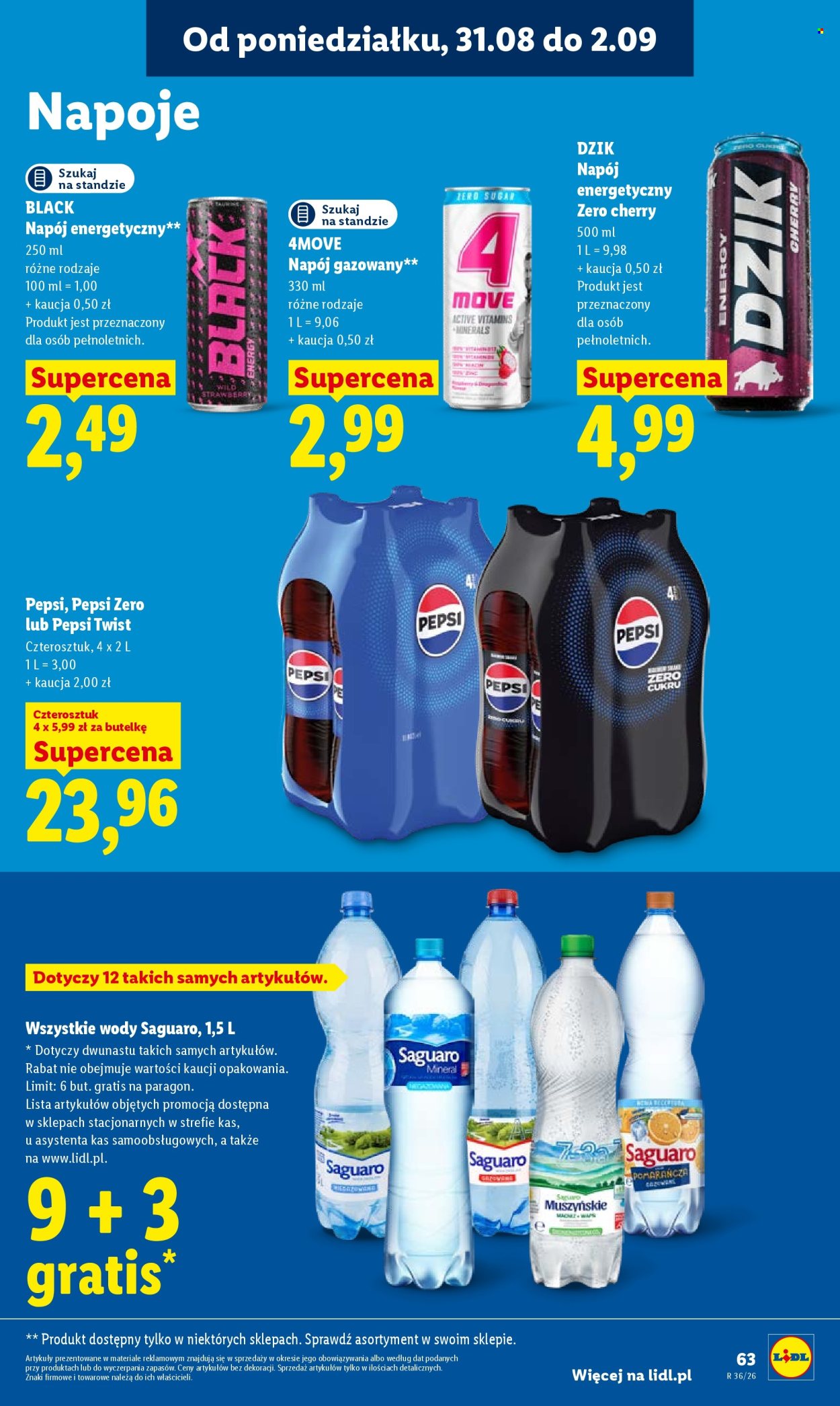 Gazetka Lidl - 31.08.2026 - 2.09.2026. Strona 63