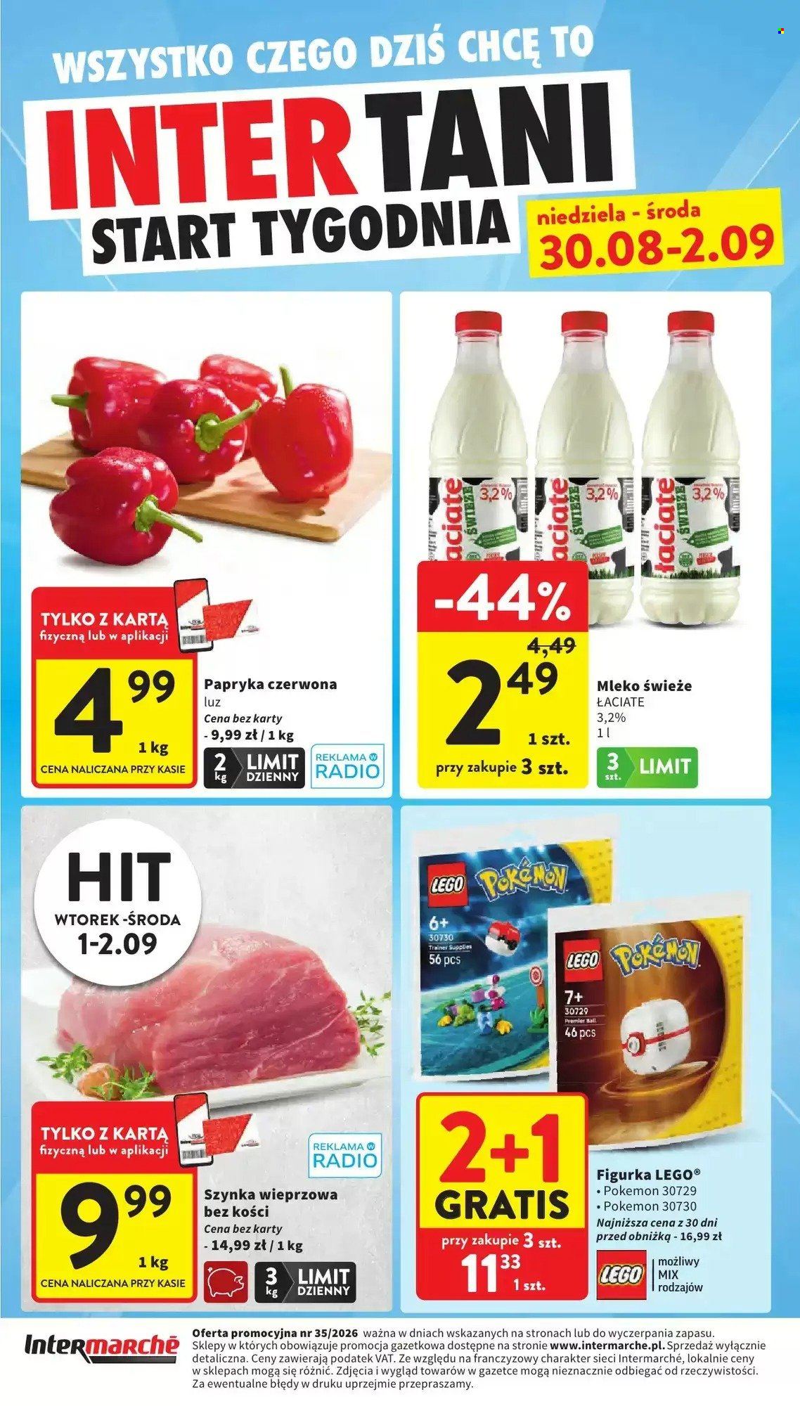 Gazetka Intermarché - 30.08.2026 - 2.09.2026. Strona 1