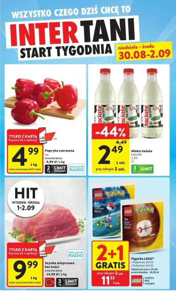 Gazetka Intermarché - 30.08.2026 - 2.09.2026.