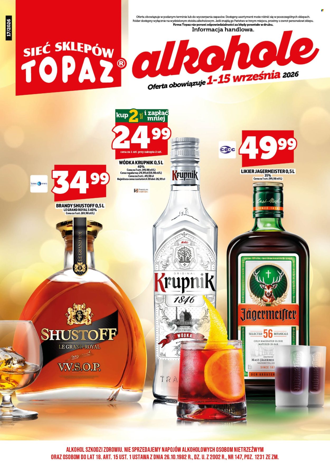 Gazetka Topaz - 1.09.2026 - 15.09.2026. Strona 3