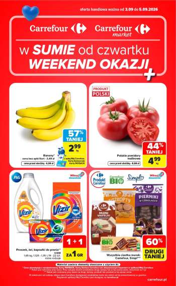 Gazetka Carrefour - 3.09.2026 - 5.09.2026.