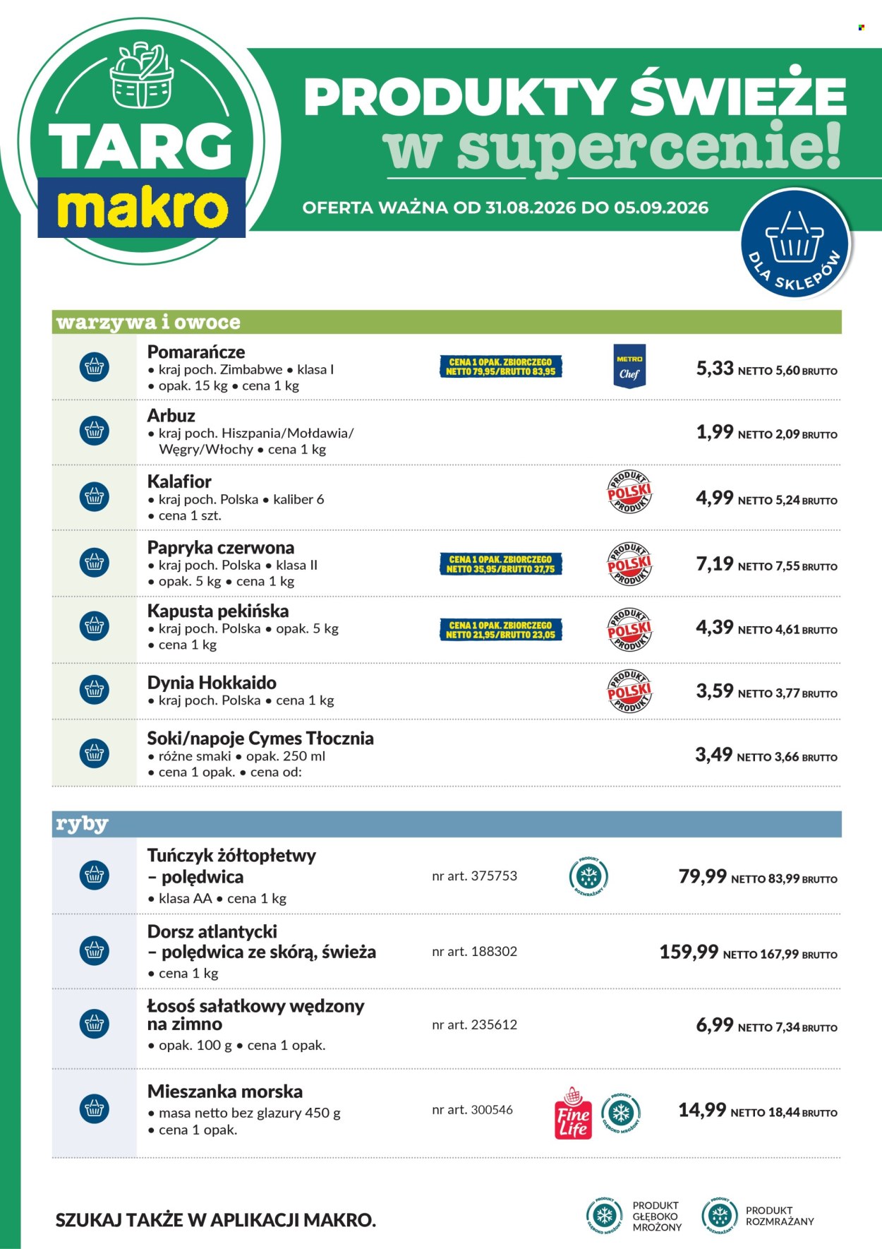 Gazetka Makro - 31.08.2026 - 5.09.2026. Strona 6