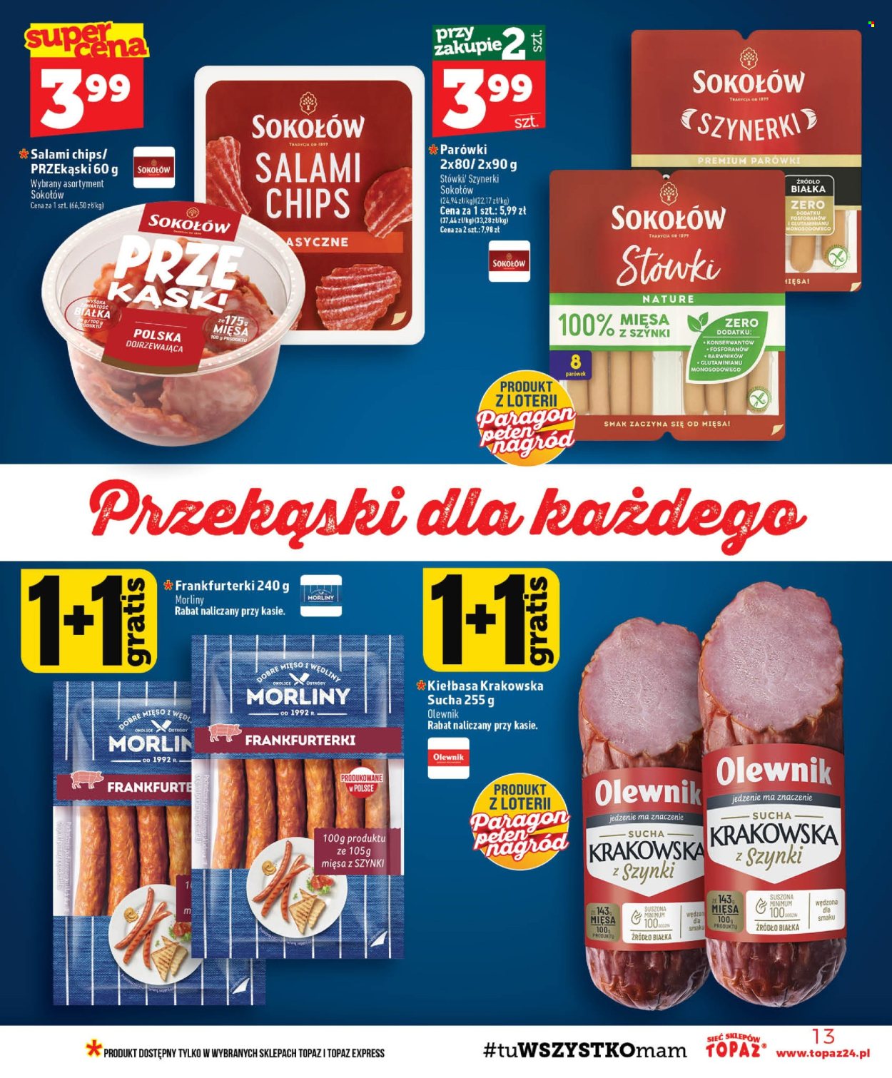Gazetka Topaz - 3.09.2026 - 9.09.2026. Strona 13