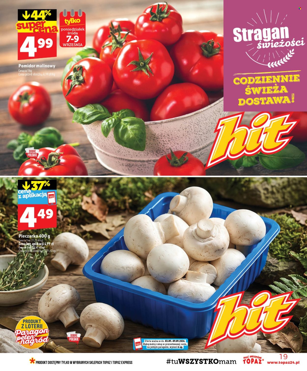 Gazetka Topaz - 3.09.2026 - 9.09.2026. Strona 19