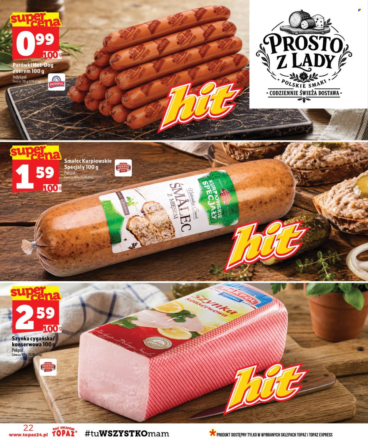 Gazetka Topaz - 3.09.2026 - 9.09.2026. Strona 22