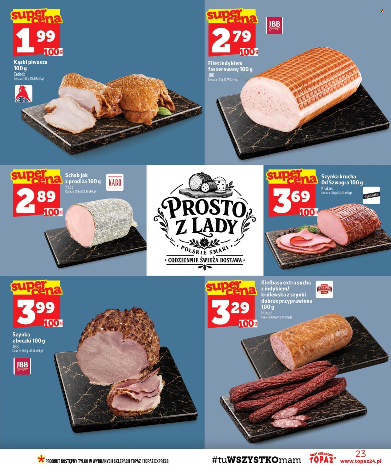 Gazetka Topaz - 3.09.2026 - 9.09.2026. Strona 23