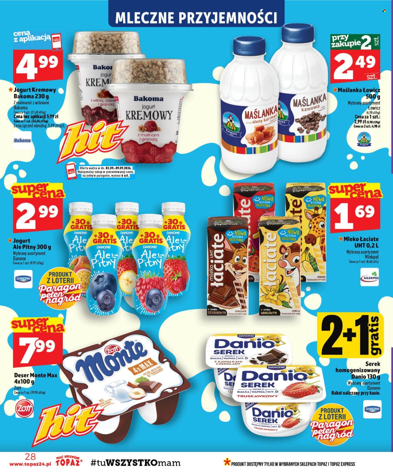 Gazetka Topaz - 3.09.2026 - 9.09.2026. Strona 28