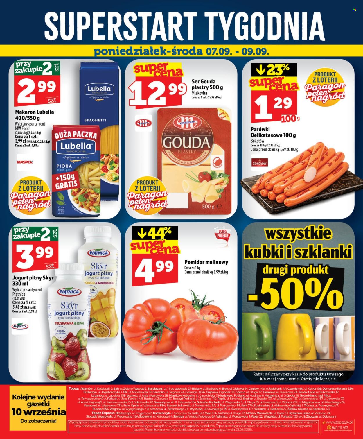 Gazetka Topaz - 3.09.2026 - 9.09.2026. Strona 58