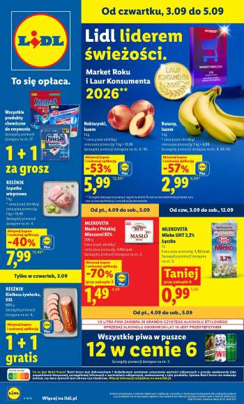 Gazetka Lidl - 3.09.2026 - 5.09.2026.