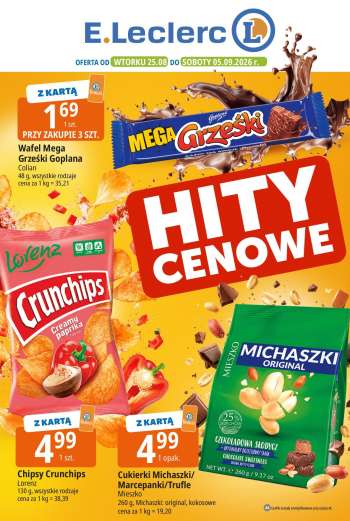 Gazetka E.Leclerc - 25.08.2026 - 5.10.2026.