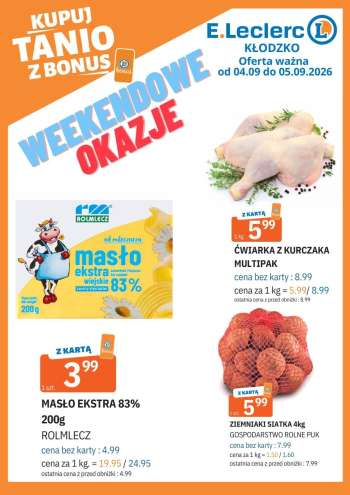 Gazetka E.Leclerc - 4.09.2026 - 5.09.2026.