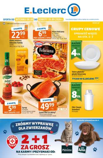 Gazetka E.Leclerc - 8.09.2026 - 19.09.2026.