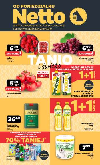 Gazetka Netto - 7.09.2026 - 12.09.2026.