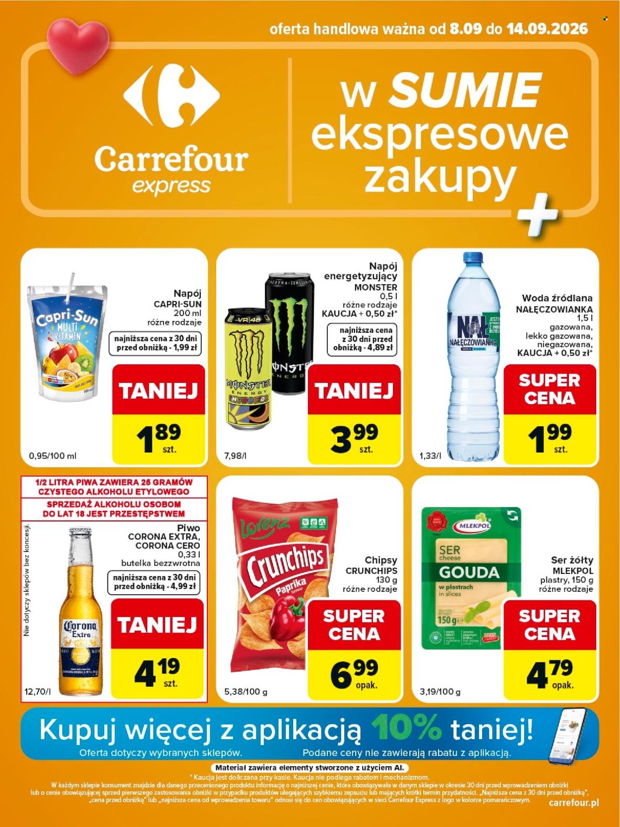Gazetka Carrefour Express - 8.09.2026 - 14.09.2026. Strona 1