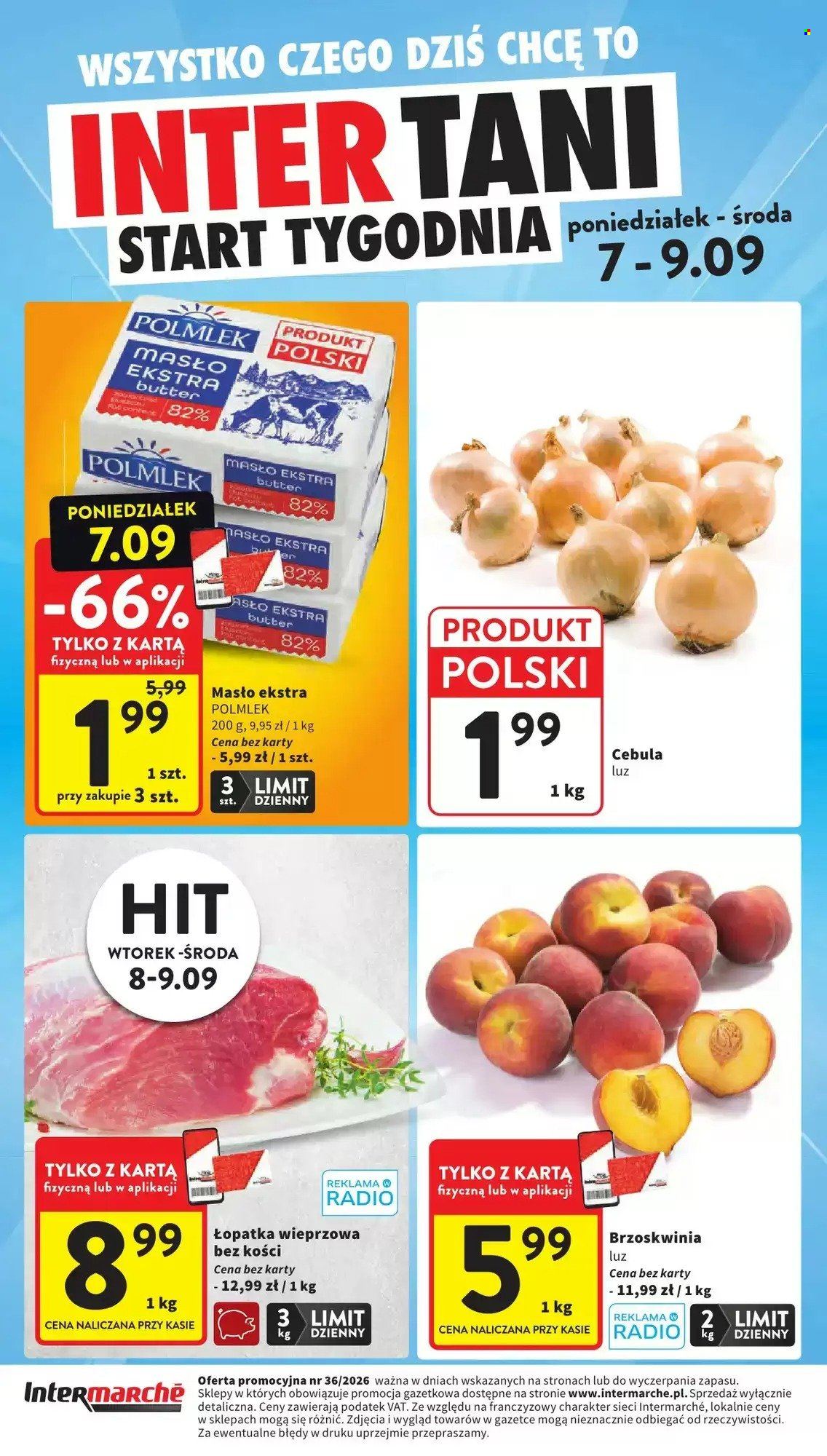 Gazetka Intermarché - 7.09.2026 - 9.09.2026. Strona 1