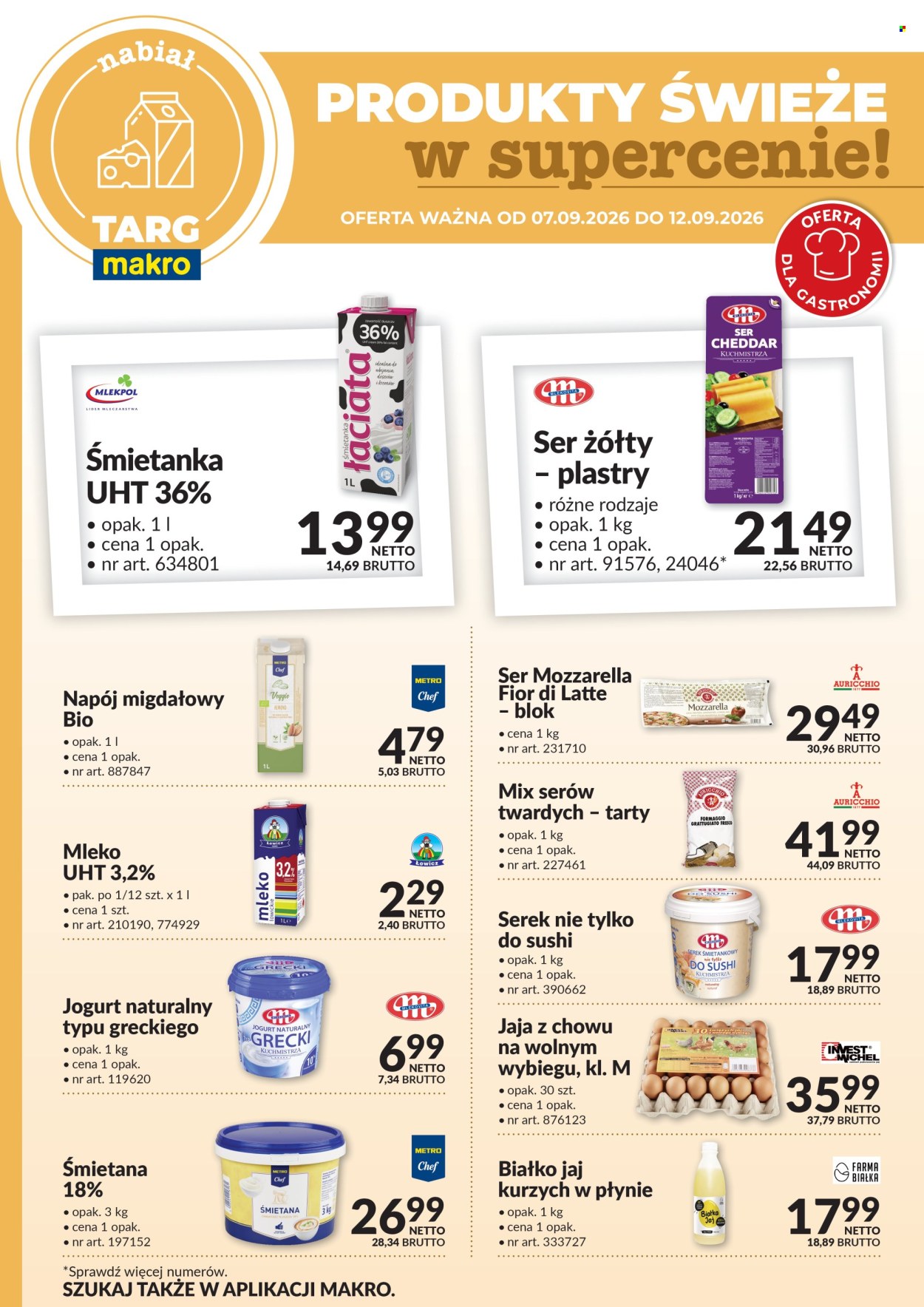 Gazetka Makro - 7.09.2026 - 12.09.2026. Strona 3