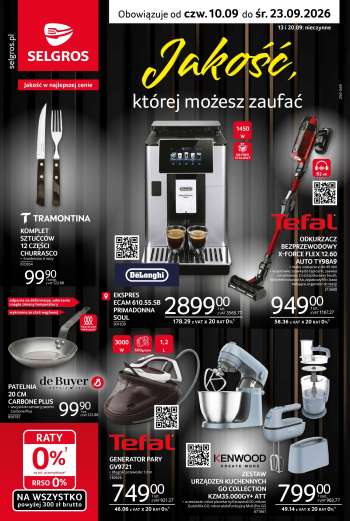 Gazetka Selgros - 10.09.2026 - 23.09.2026.