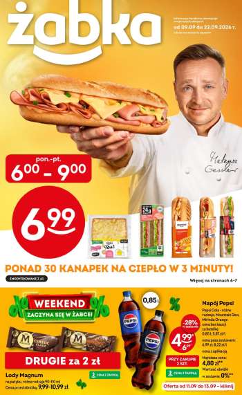 Gazetka Żabka - 9.09.2026 - 22.09.2026.