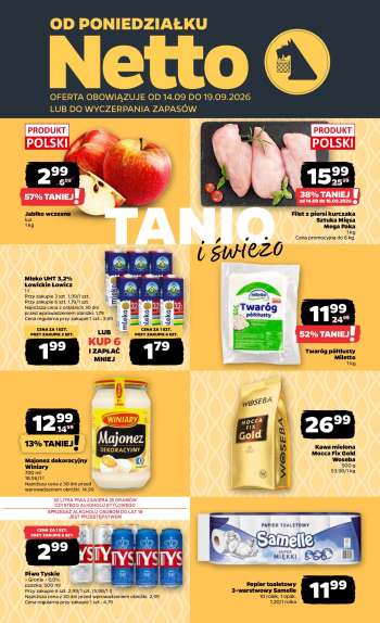 Gazetka Netto - 14.09.2026 - 19.09.2026.