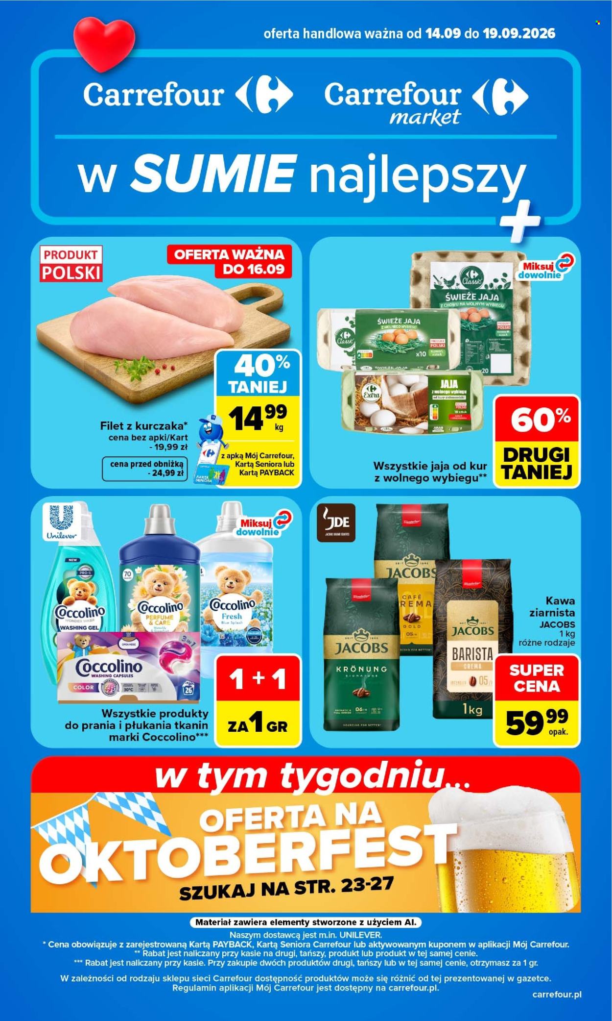Gazetka Carrefour - 14.09.2026 - 19.09.2026. Strona 1