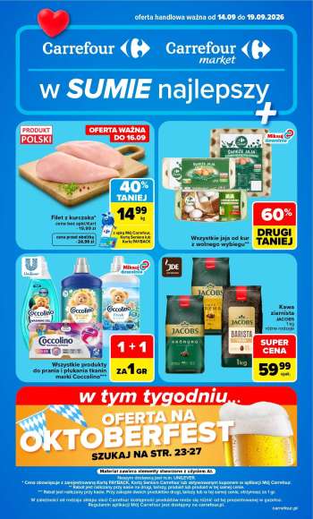 Gazetka Carrefour - 14.09.2026 - 19.09.2026.
