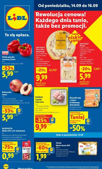 Gazetka Lidl - 14.09.2026 - 16.09.2026.