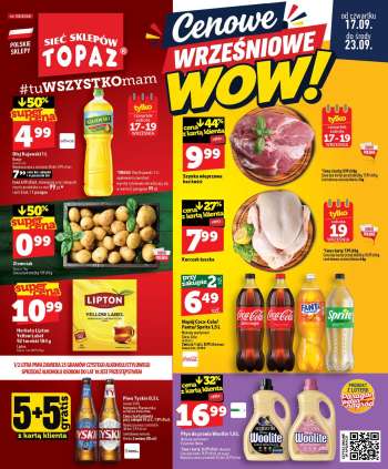 Gazetka Topaz - 17.09.2026 - 23.09.2026.