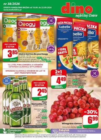 Gazetka Dino - 16.09.2026 - 22.09.2026.