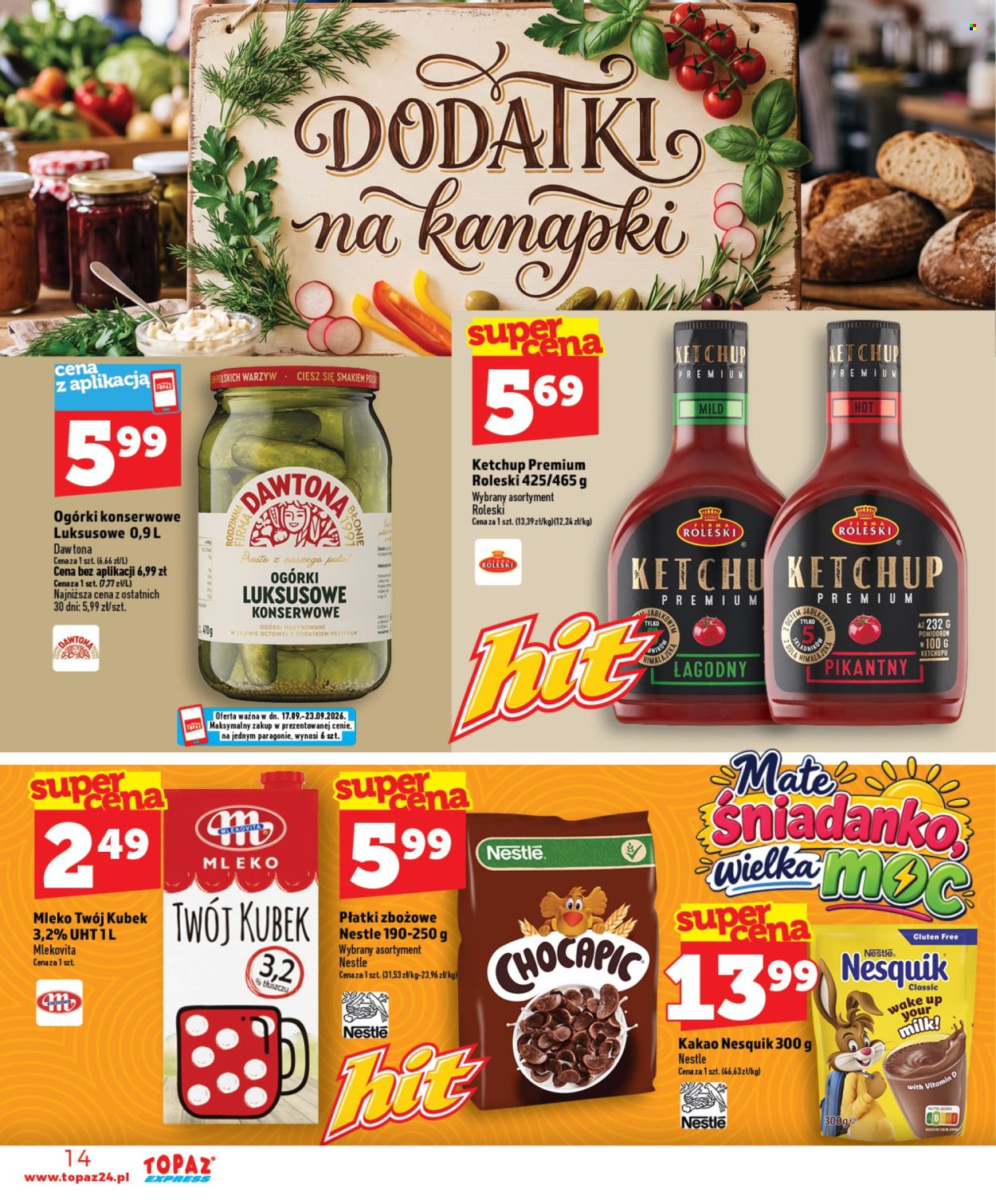 Gazetka Topaz - 17.09.2026 - 23.09.2026. Strona 14