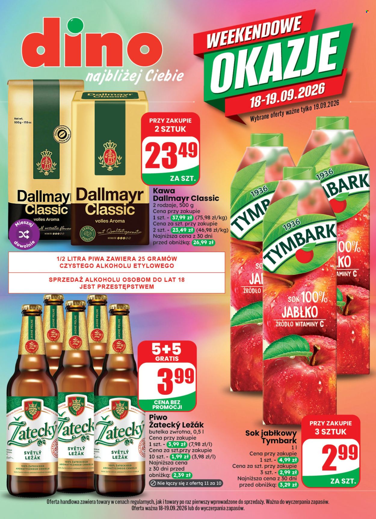 Gazetka Dino - 18.09.2026 - 19.09.2026. Strona 1