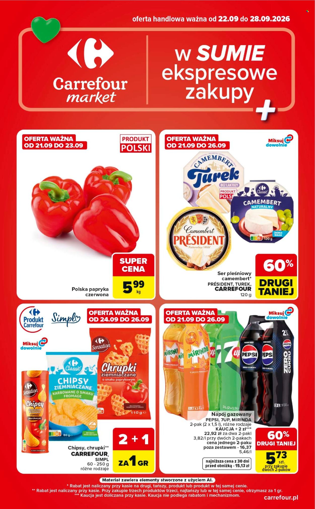 Gazetka Carrefour Market - 22.09.2026 - 28.09.2026. Strona 1