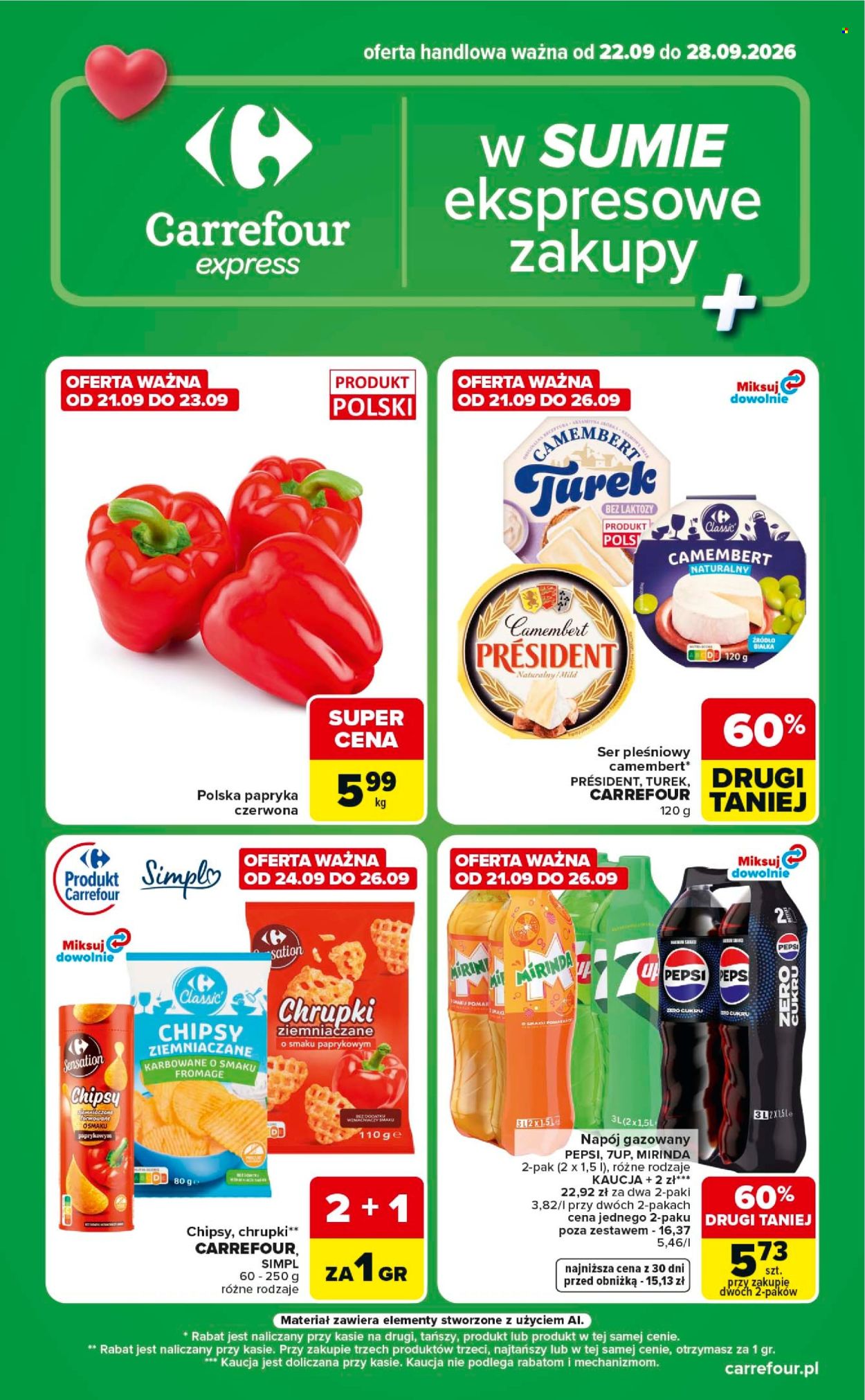 Gazetka Carrefour Express - 22.09.2026 - 28.09.2026. Strona 1