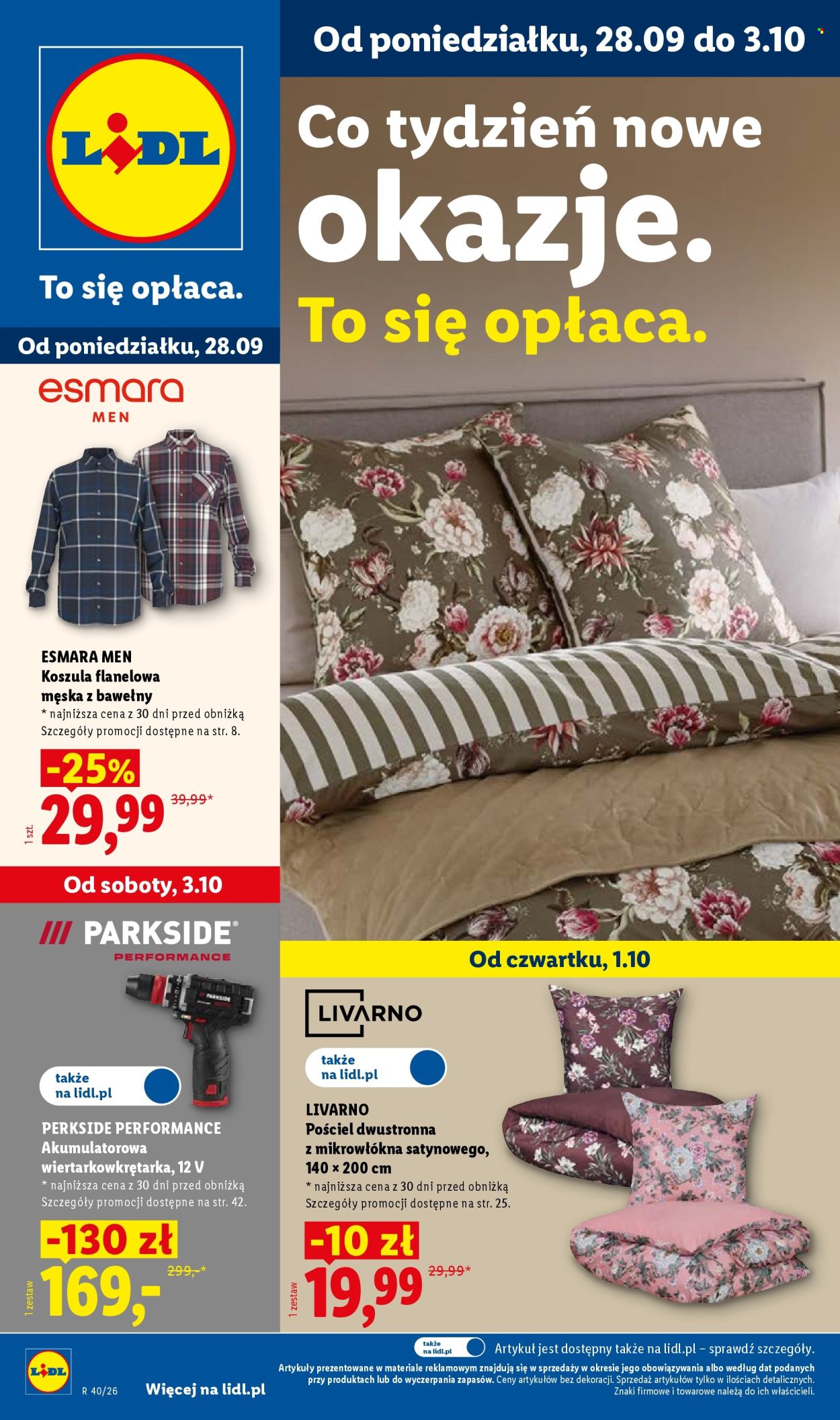 Gazetka Lidl - 28.09.2026 - 3.10.2026. Strona 1