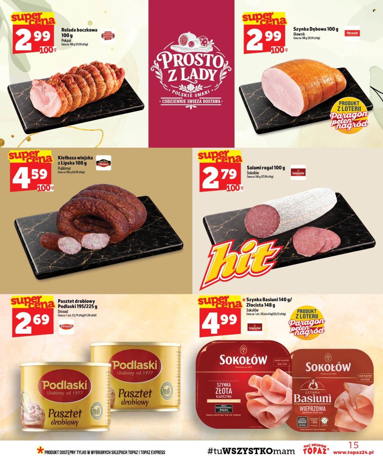 Gazetka Topaz - 24.09.2026 - 30.09.2026. Strona 15