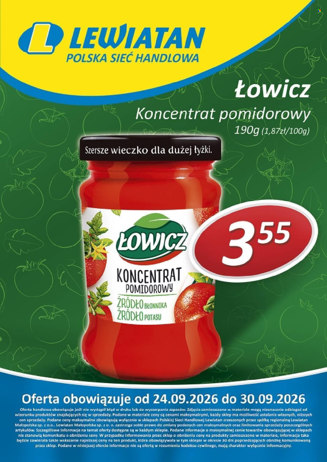 Gazetka Lewiatan - 24.09.2026 - 30.09.2026. Strona 3