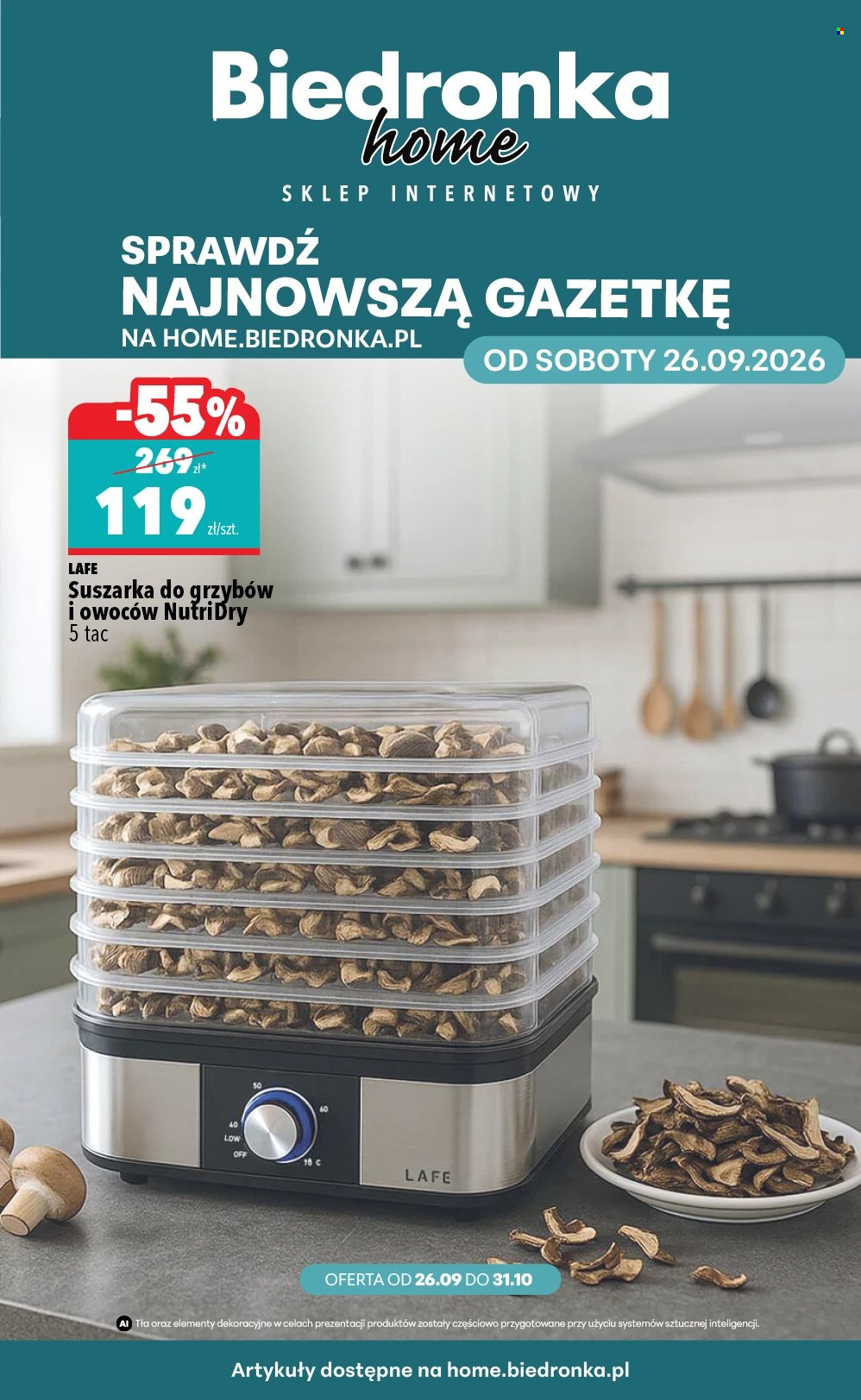 Gazetka Biedronka - 26.09.2026 - 30.09.2026. Strona 1