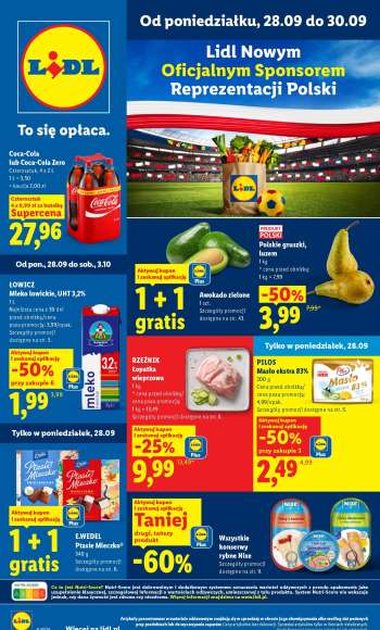 Gazetka Lidl - 28.09.2026 - 30.09.2026.
