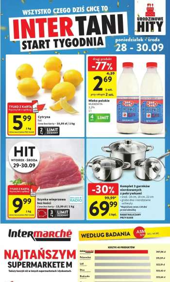 Gazetka Intermarché - 28.09.2026 - 30.09.2026.