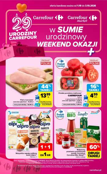 Gazetka Carrefour - 1.10.2026 - 3.10.2026.
