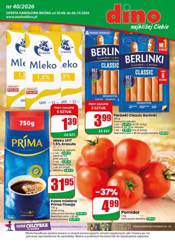 Gazetka Dino - 30.09.2026 - 6.10.2026.