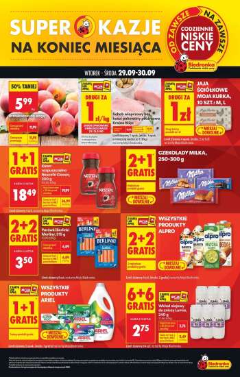 Gazetka Biedronka - 29.09.2026 - 30.09.2026.