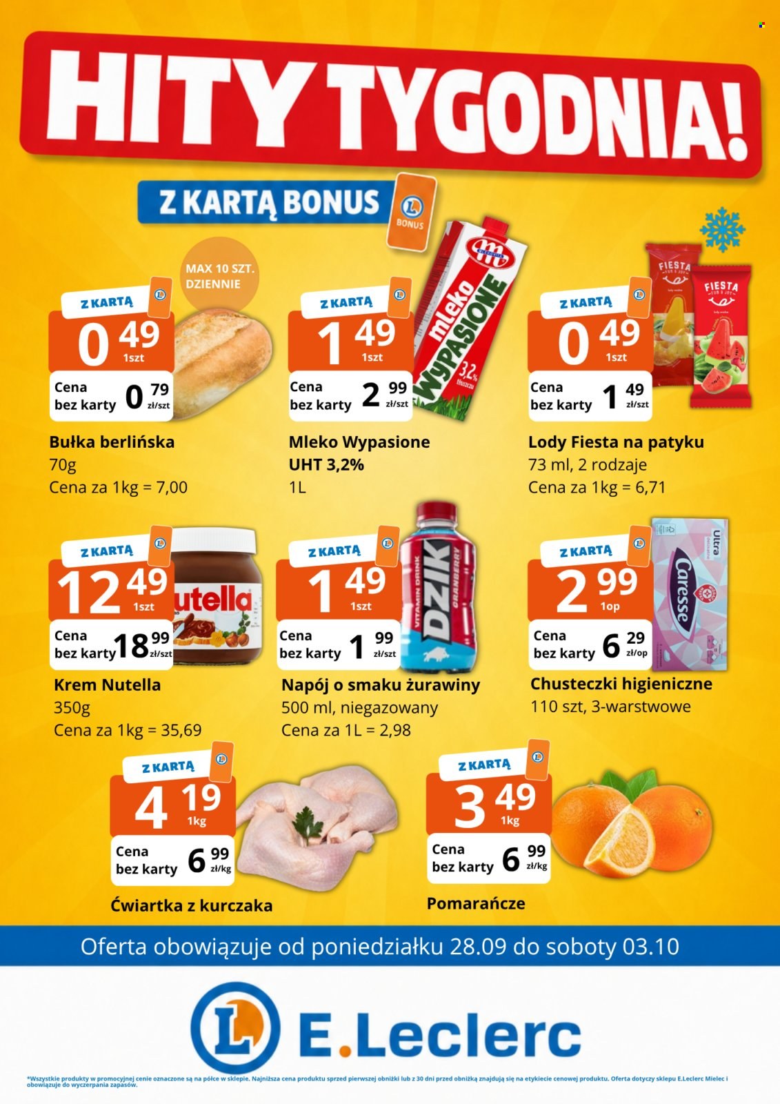 Gazetka E.Leclerc - 29.09.2026 - 3.10.2026. Strona 1