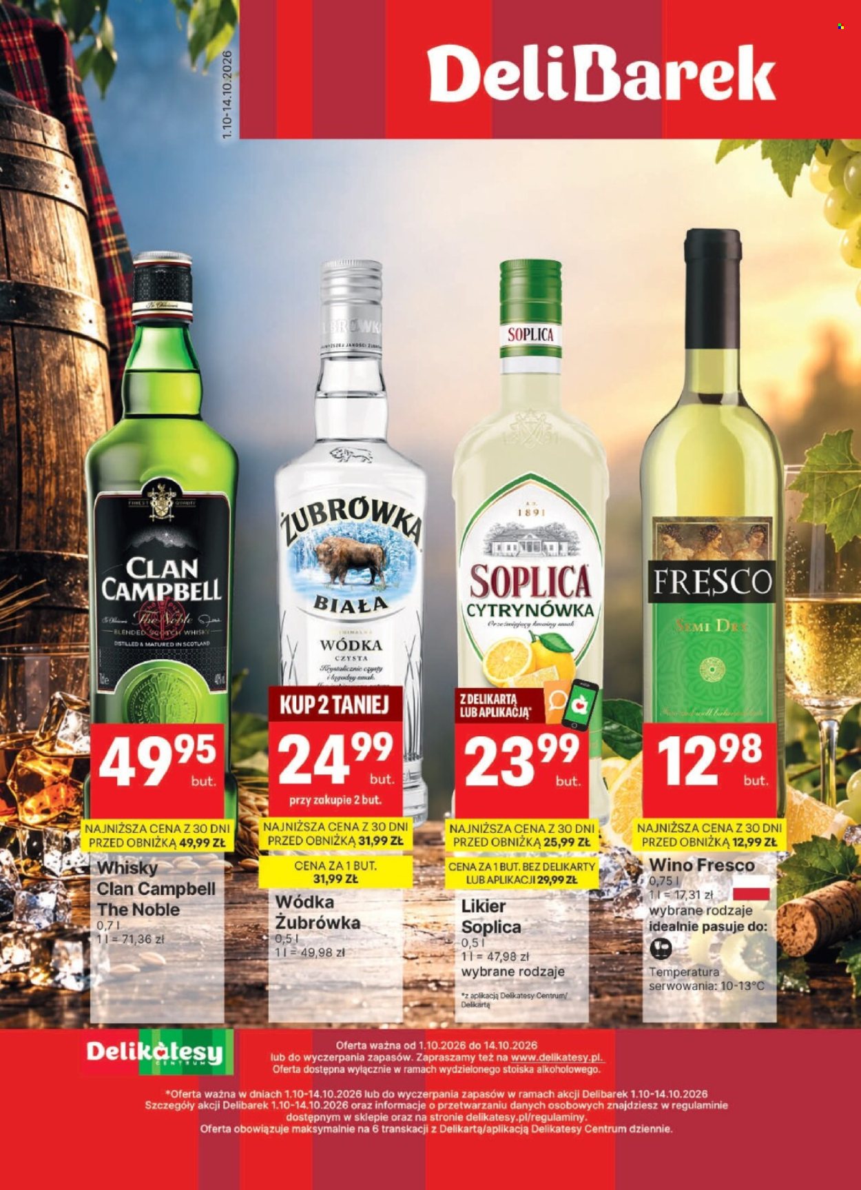 Gazetka Delikatesy Centrum - 1.10.2026 - 14.10.2026. Strona 1