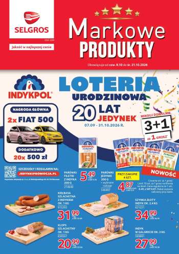Gazetka Selgros - 8.10.2026 - 21.10.2026.