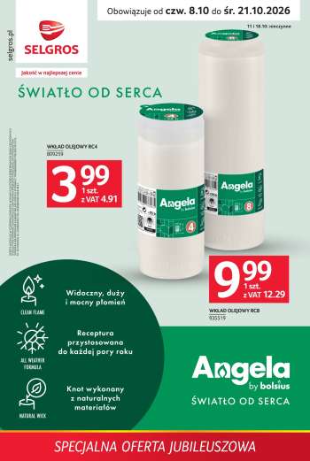 Gazetka Selgros - 8.10.2026 - 21.10.2026.